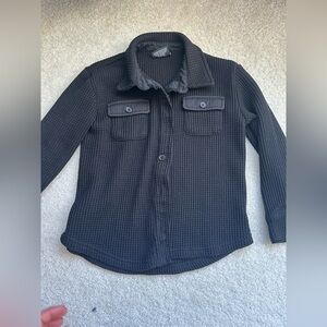 Little Bipsy Toddler Waffle Button flannel